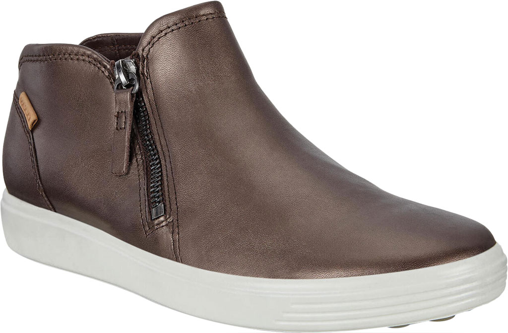 ecco soft low cut zip bootie