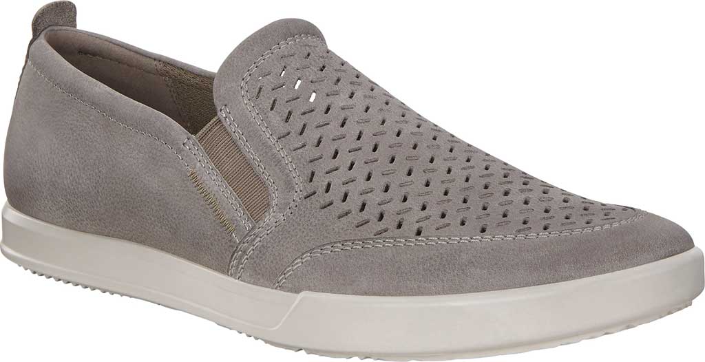 Best Men's ECCO Collin 2.0 Perforated Slip-On Shoe and Boot, Warm Grey ...