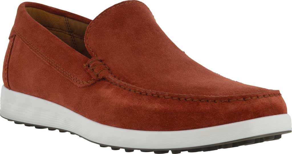 ecco suede loafers