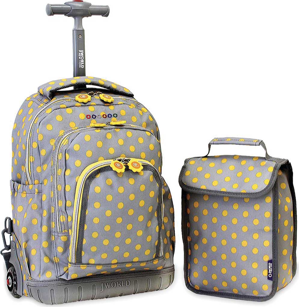 New Children's JWorld New York Lollipop Rolling Backpack & Lunch Bag