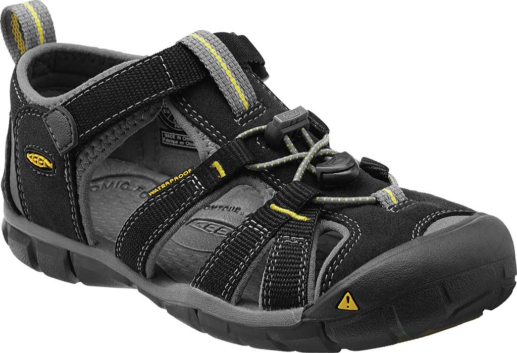 Best Infant Keen Seacamp II CNX Shoe and Boot, Black/Yellow | beayshopping.com