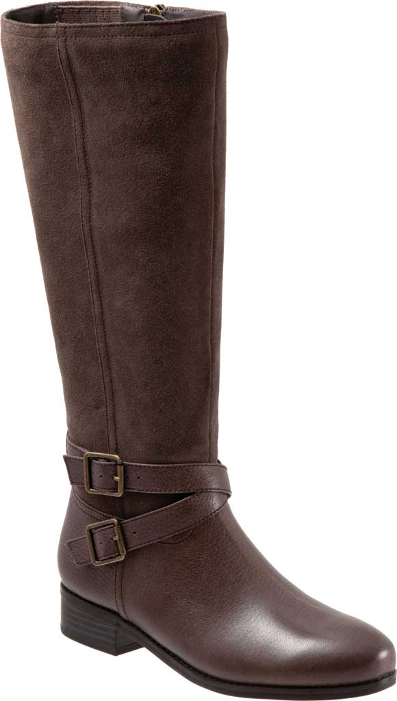 wide calf leather boots size 10