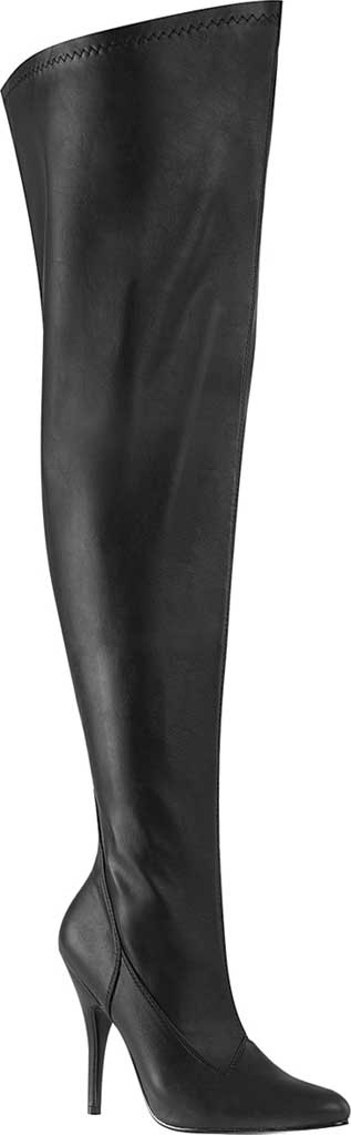 leather thigh high boots wide calf