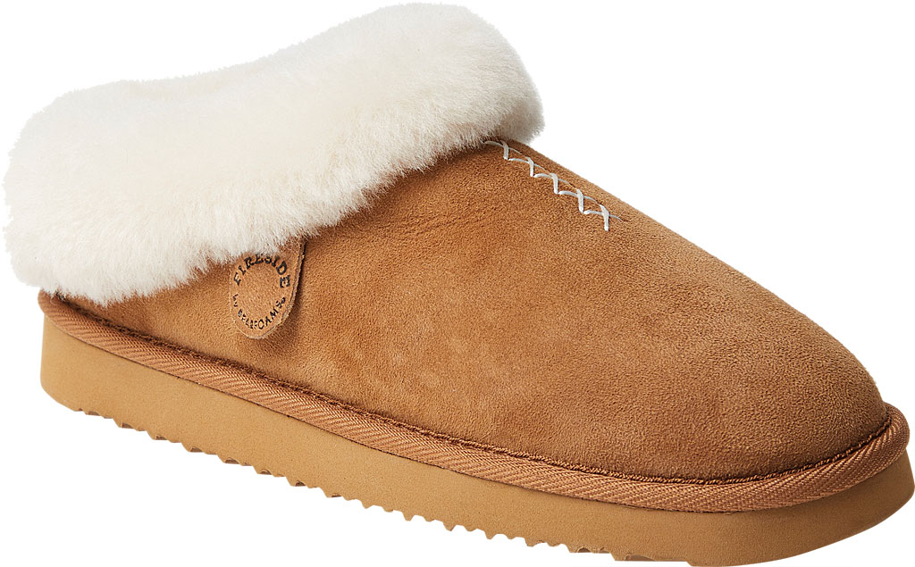 Women's Dearfoams Fireside Adelaide Shearling Clog Slipper