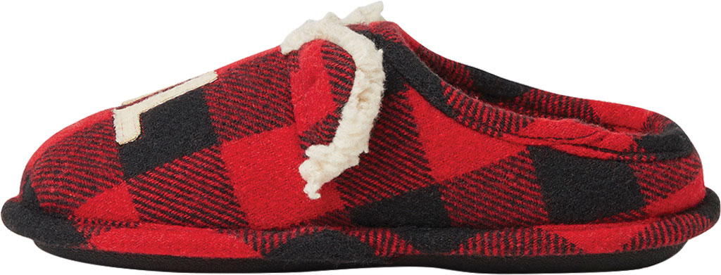 kids buffalo plaid slippers