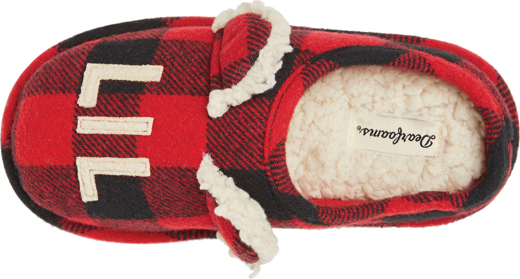 lil bear plaid slippers