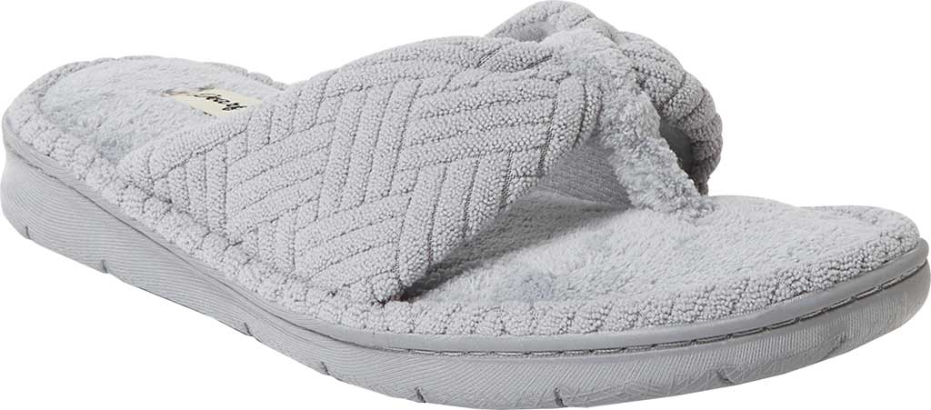 dearfoams terry thong slippers