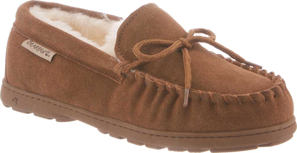 wide moccasin slippers