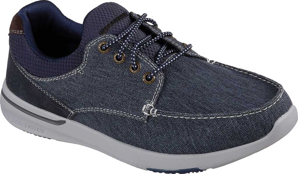 New Men's Skechers Relaxed Fit Elent Mosen Boat Shoe Shoe and Boot