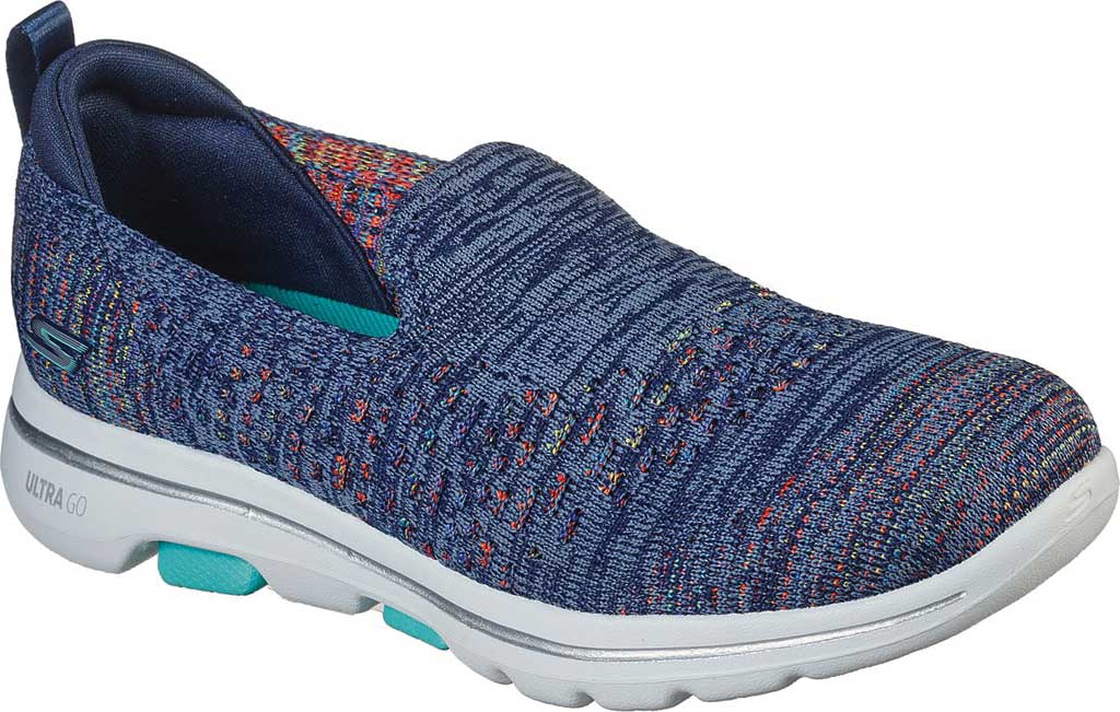 multi colored skechers go walk