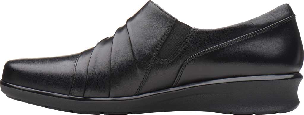 Clarks Hope Roxanne Slip on Loafers 367 Black Leather 9 US