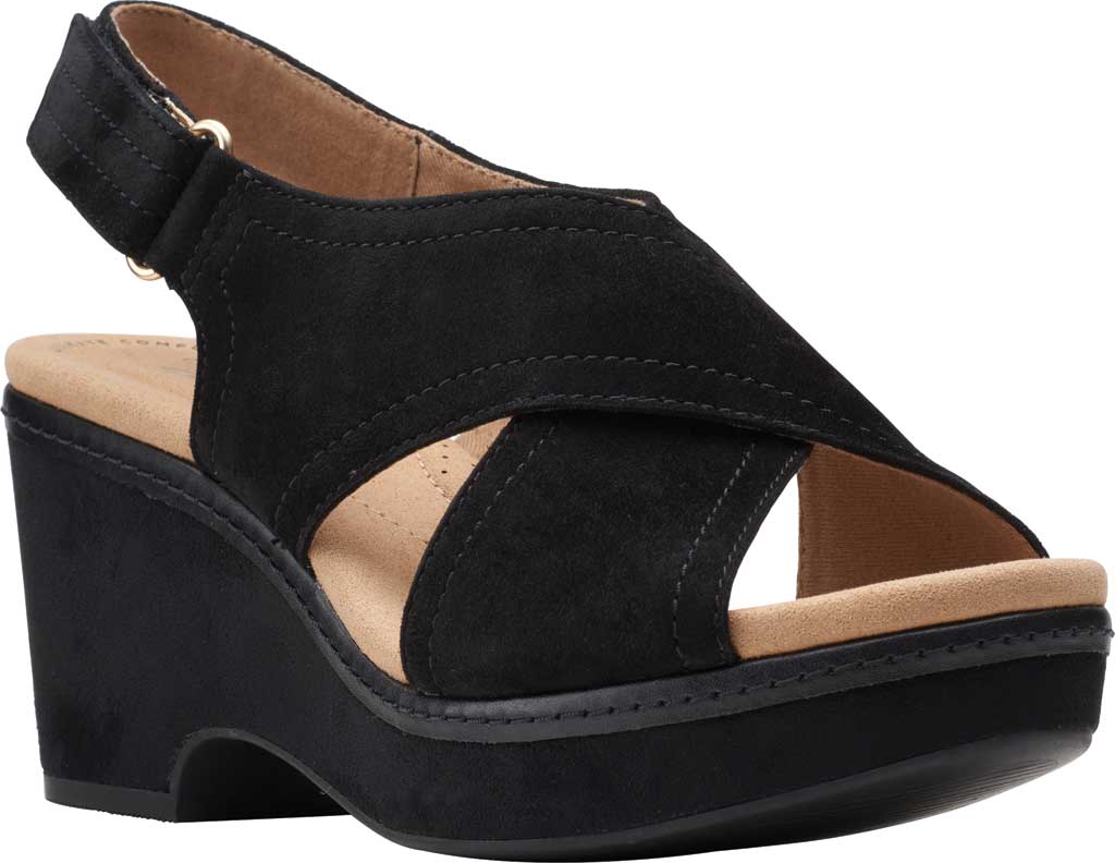Women's Clarks Giselle Cove Wedge Slingback Sandal