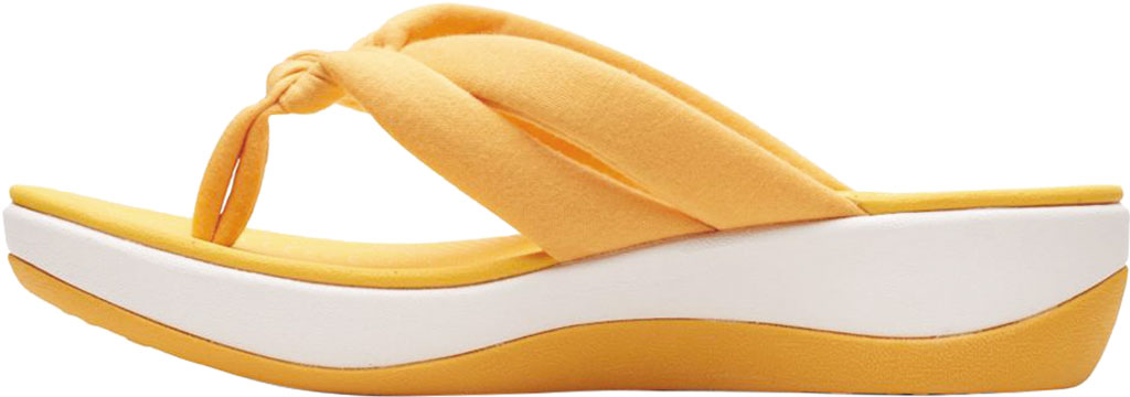 clarks yellow flip flops