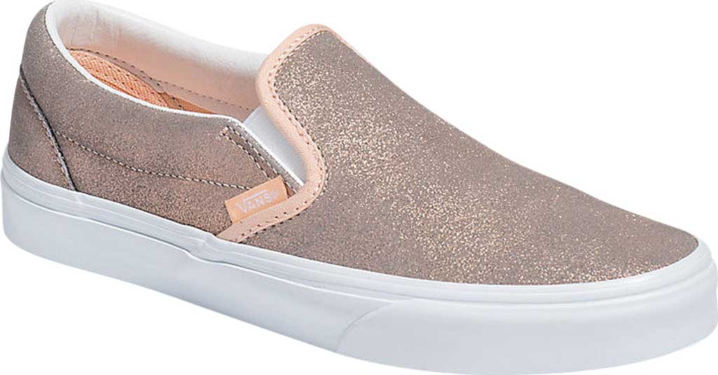 vans rose gold slip on