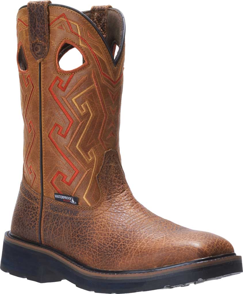 Men's Wolverine Rancher Aztec Steel Toe Cowboy Work Boot