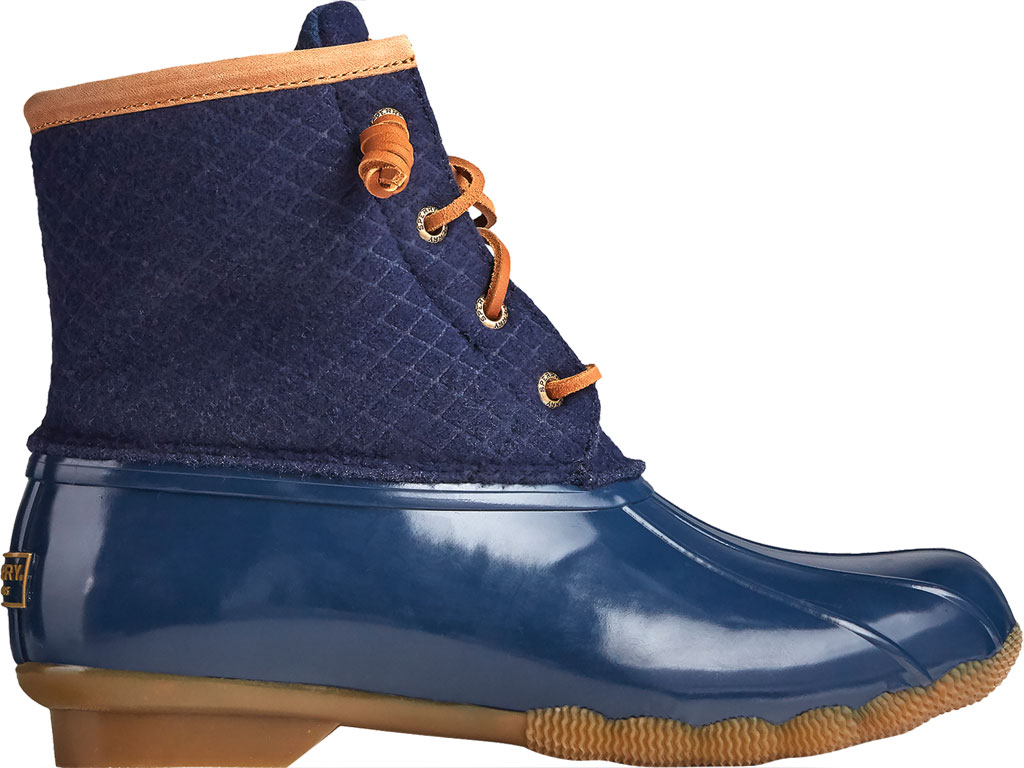 sperry boots navy blue