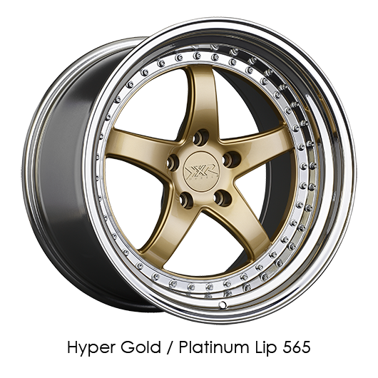 XXR 570 Hyper Gold/Platinum Lip Wheel with Painted 18 x 9.5 inches /5 x 4 mm, 35 mm Offset XXR 570 Hyper Gold/Platinum Lip Wheel with Painted 18 x 9.5 inches /5 x 4 mm, 35 mm Offset