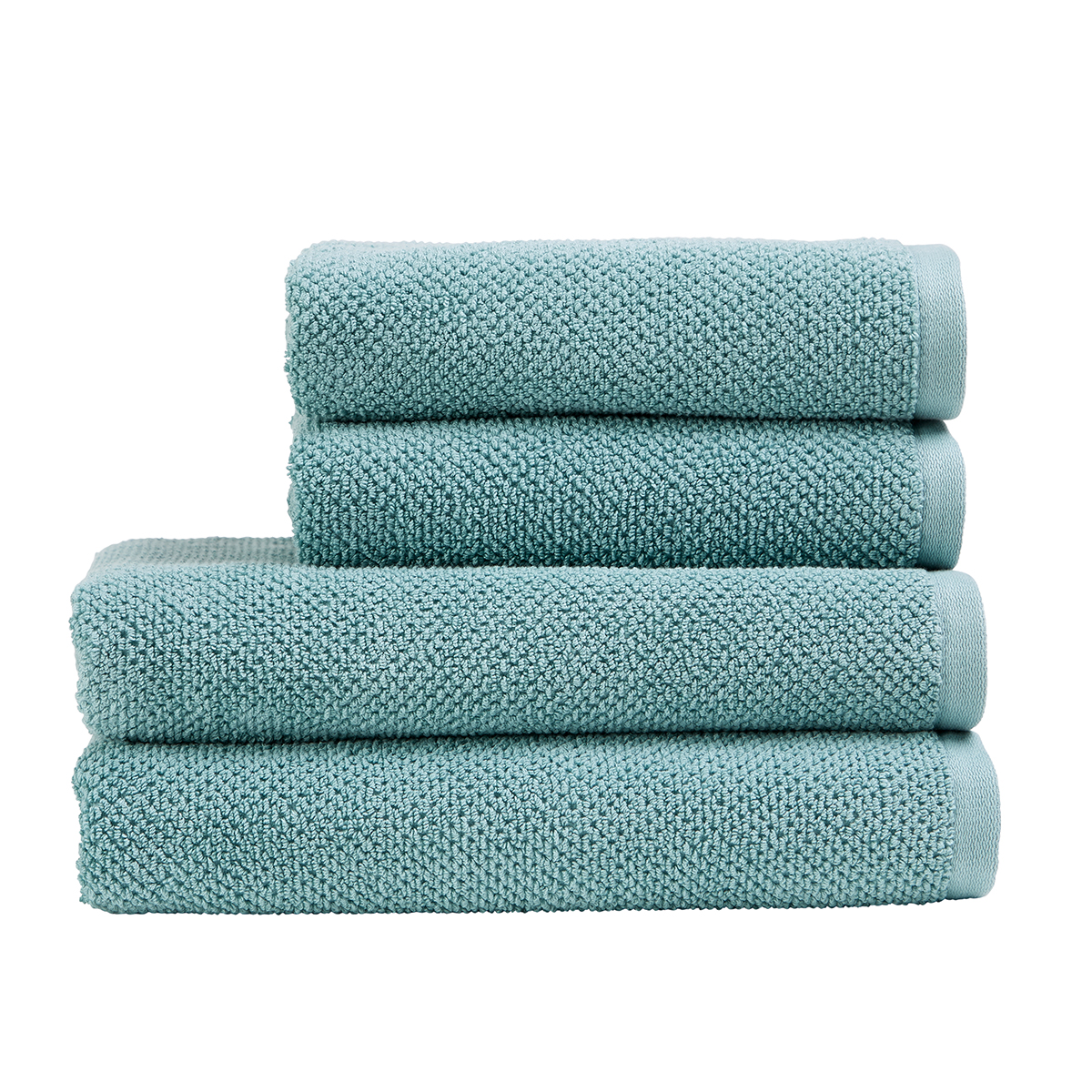 Christy Brixton Textured Cotton Bath Hand Towels - Honeycomb Bath Sheets - Picture 25 of 65