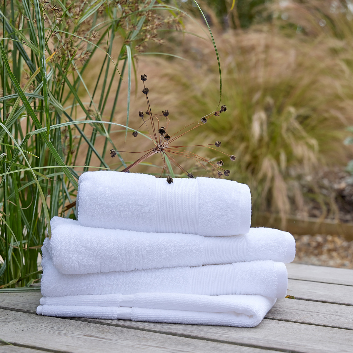 Christy Bath Hand Towels - Organic Eco Twist Turkish Cotton 550 GSM Bathroom - Picture 31 of 31