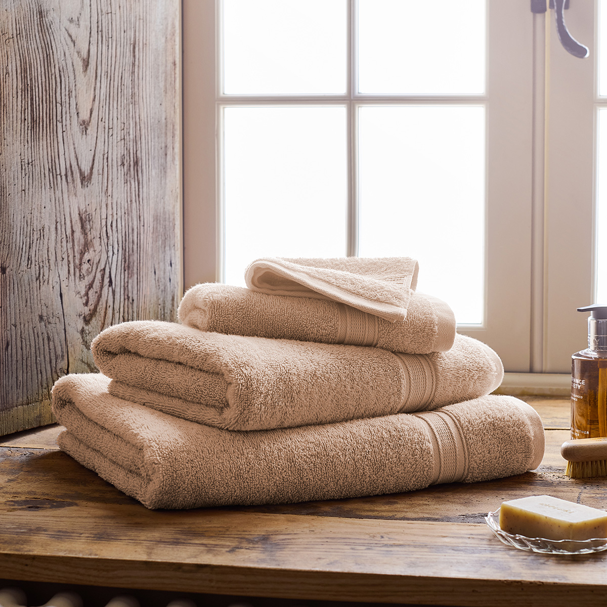 Christy Bath Hand Face Towels - Serene Pastel 100% Combed Cotton Highly Durable