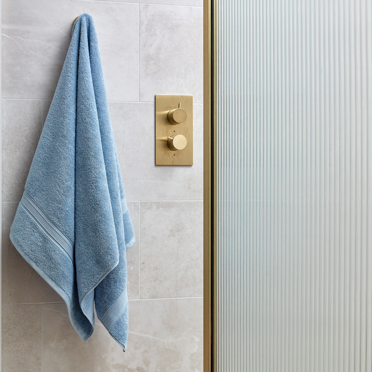 Christy Bath Hand Face Towels - Serene Pastel 100% Combed Cotton Highly Durable - Picture 11 of 12