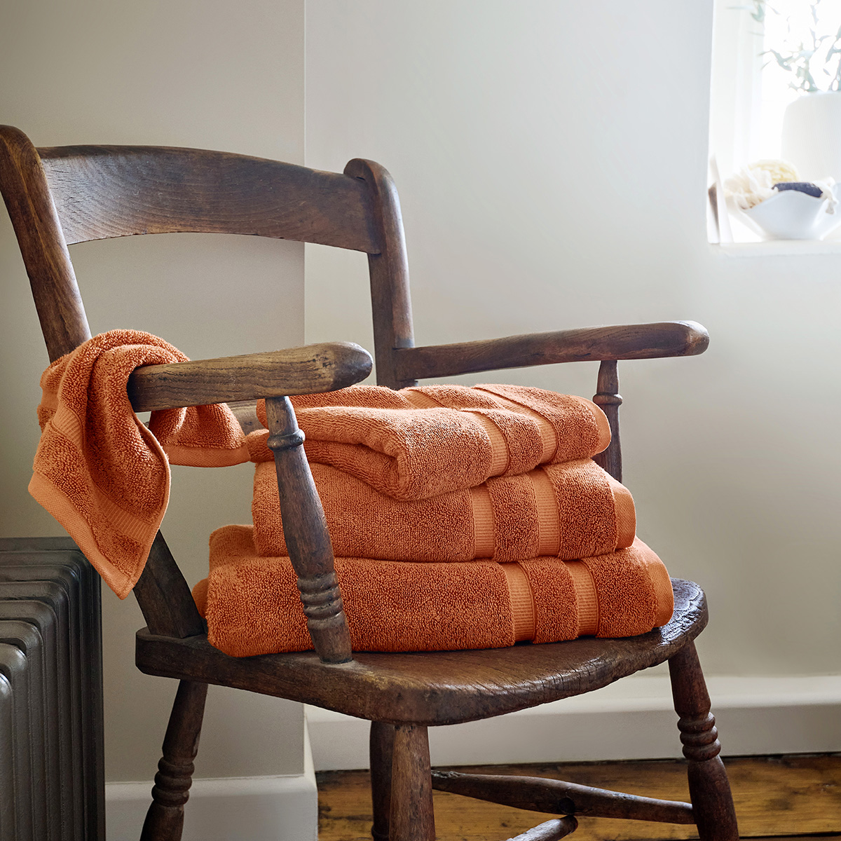 Christy Bath Hand Bath Sheet Towels - Signum Bold 100% Combed Cotton Highly