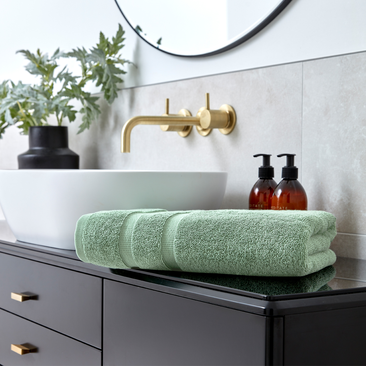Christy Bath Hand Bath Sheet Towels - Signum Bold 100% Combed Cotton Highly - Picture 8 of 19