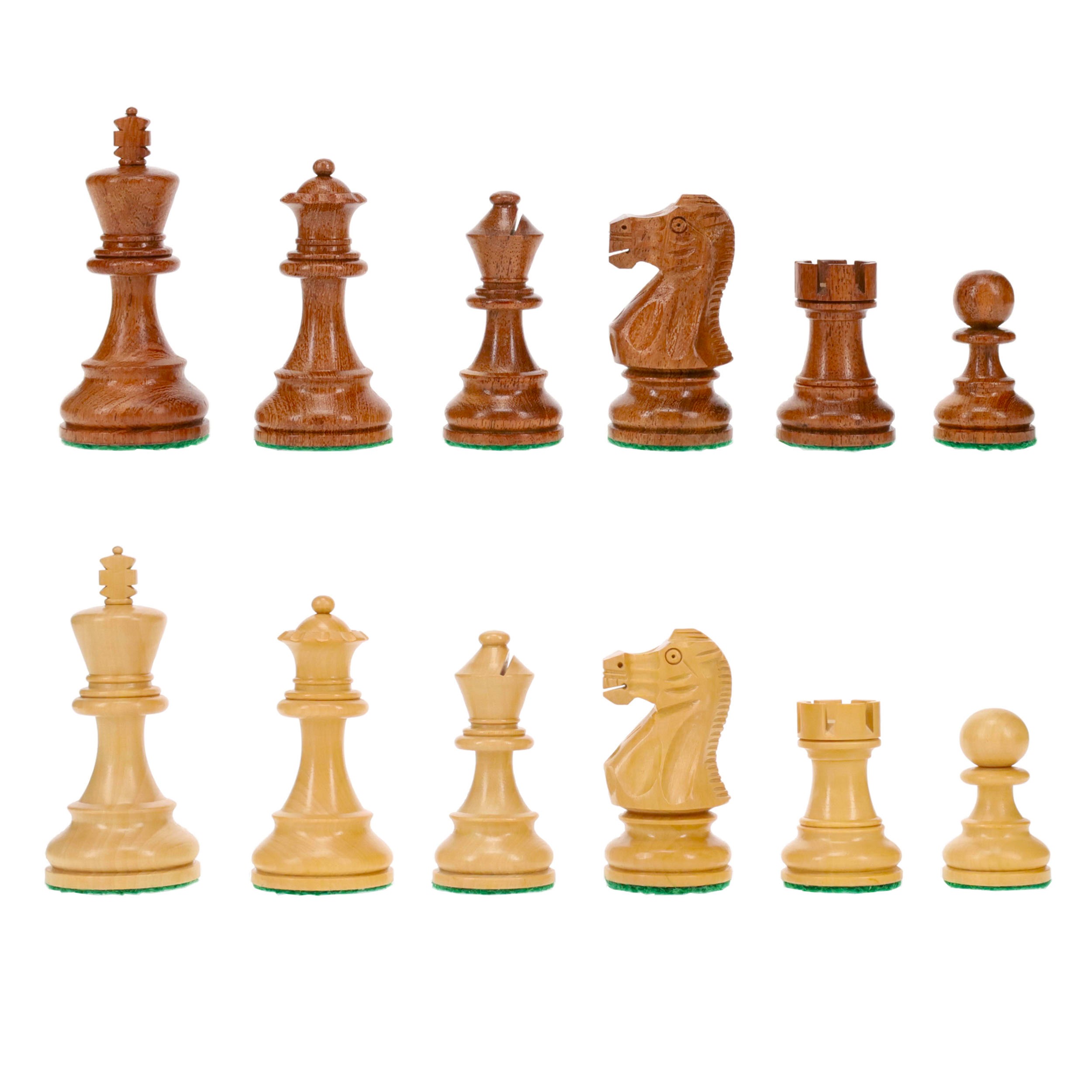 WE Games Wooden Weighted English Chess Pieces 3.66 in King | eBay