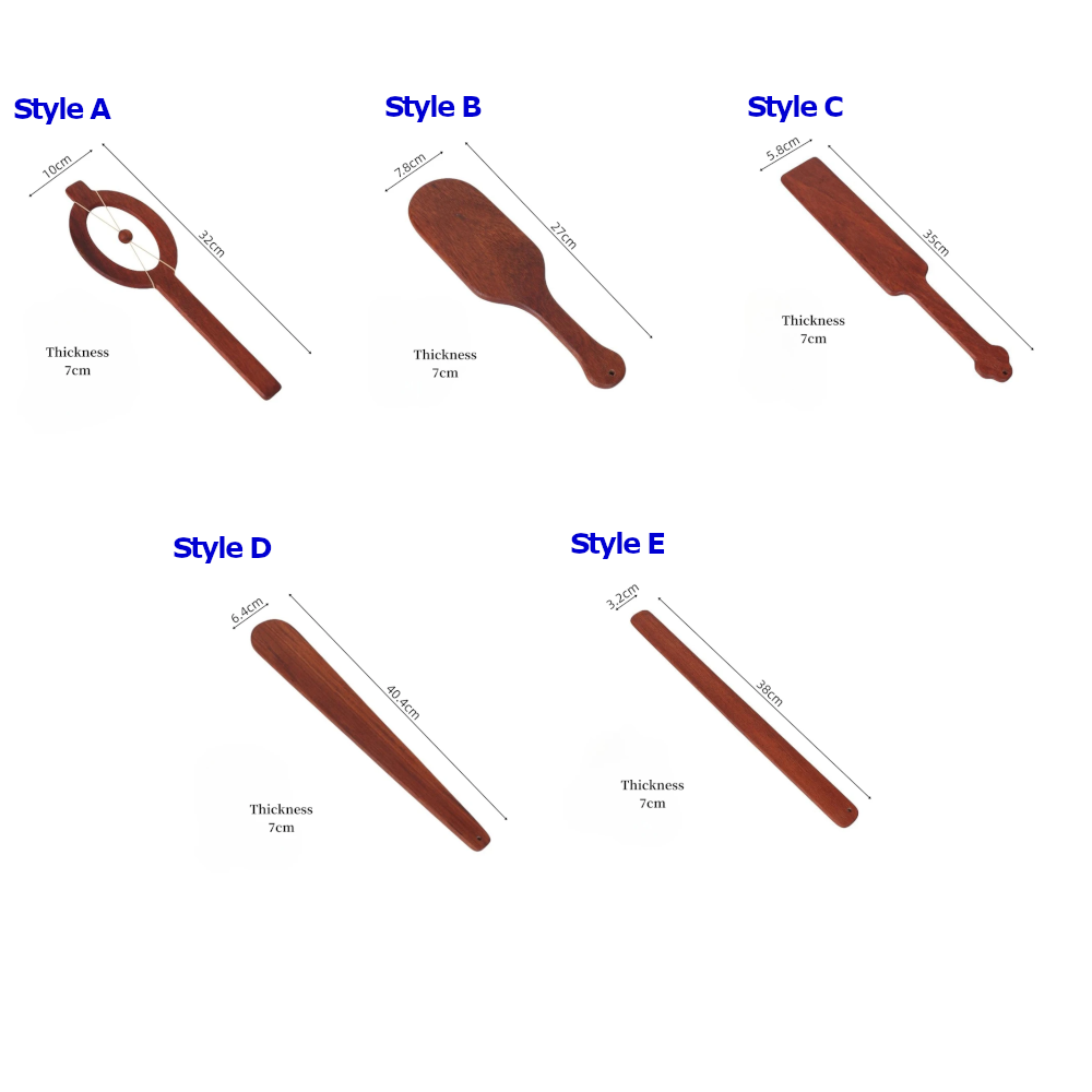 BDSM Rosewood Impact Toys: Spanking Paddles & More  House of Dasein