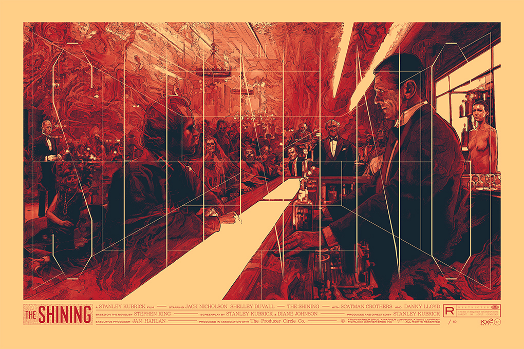 The Shining - Bar Scene by Krzysztof Domaradzki PP Screen Print