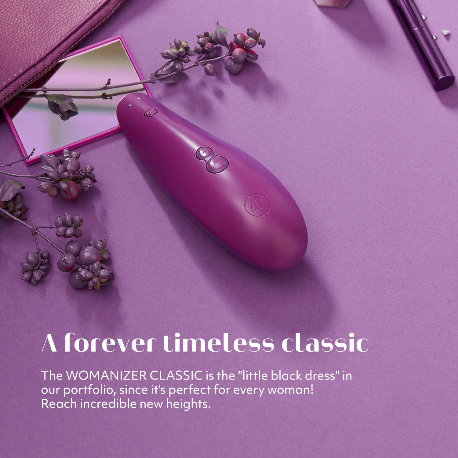 Womanizer Classic Clit Sucker Air Massager - Clitoris Sucking Sex Toy Waterproof - Picture 15 of 16