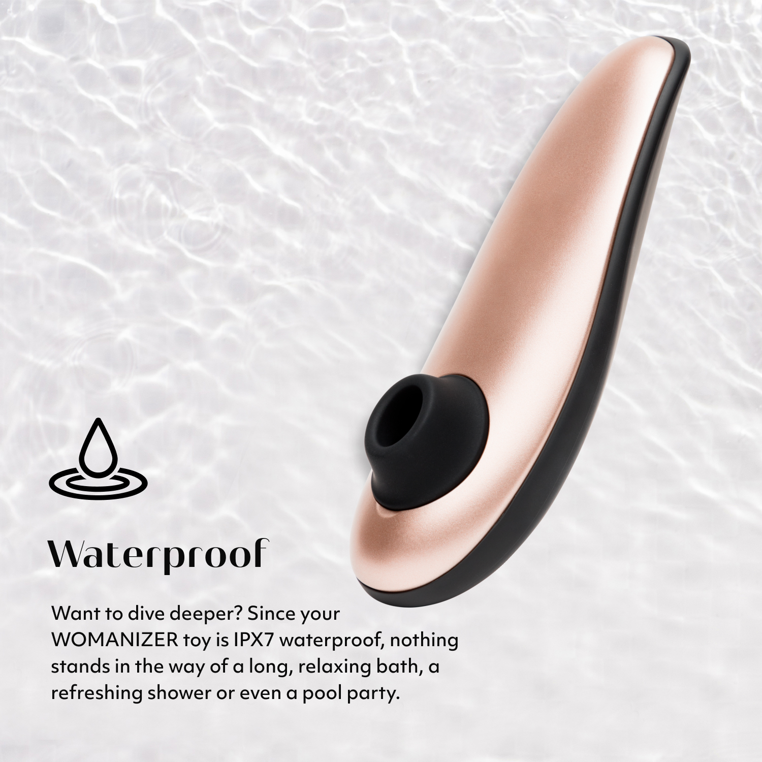 Womanizer Classic Clit Sucker Air Massager - Clitoris Sucking Sex Toy Waterproof - Picture 5 of 16