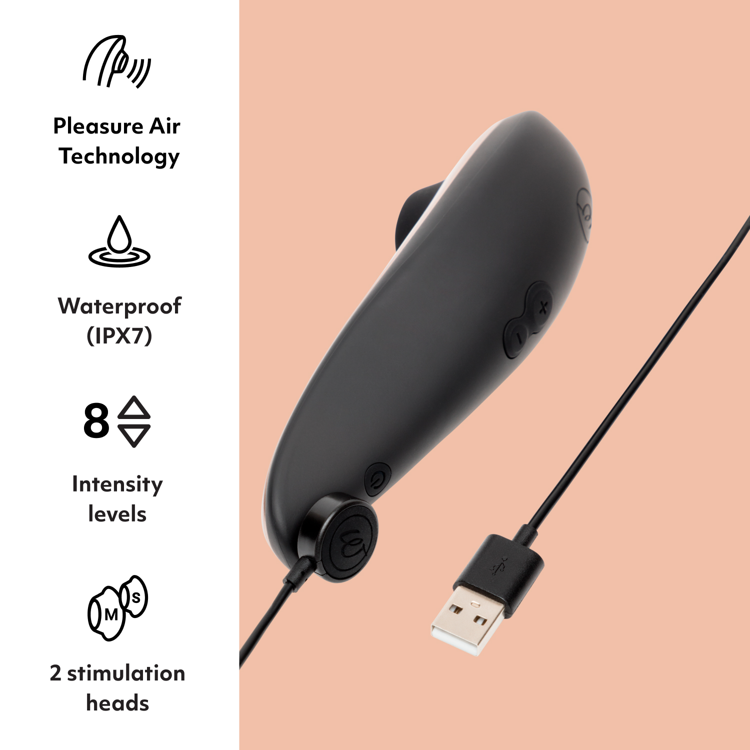 Womanizer Classic Clit Sucker Air Massager - Clitoris Sucking Sex Toy Waterproof - Picture 6 of 16