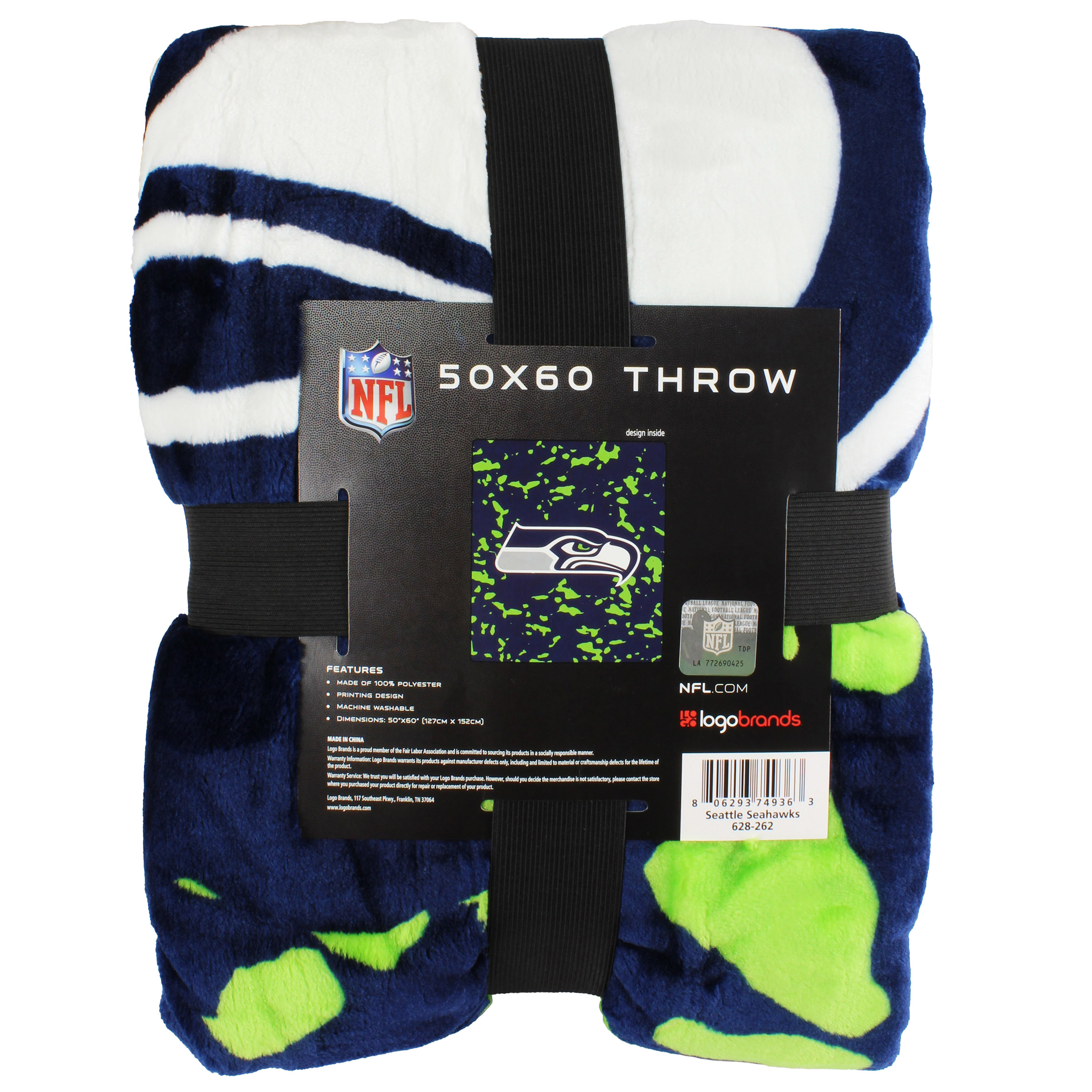 Super Soft Raschel NFL Throw Blanket, 50" x 60" - Pick Your Favorite Team - Picture 35 of 40