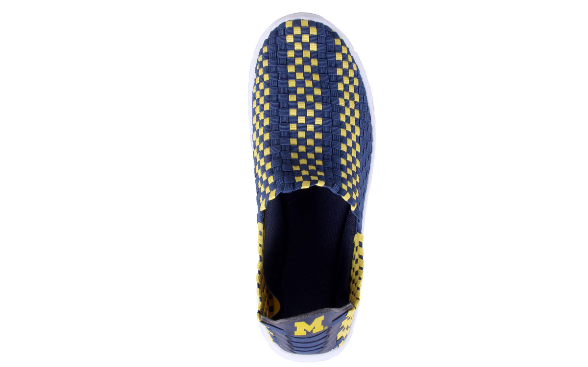 ComfyFeet NCAA Woven Colors Comfy Slip On Shoes - Picture 36 of 100