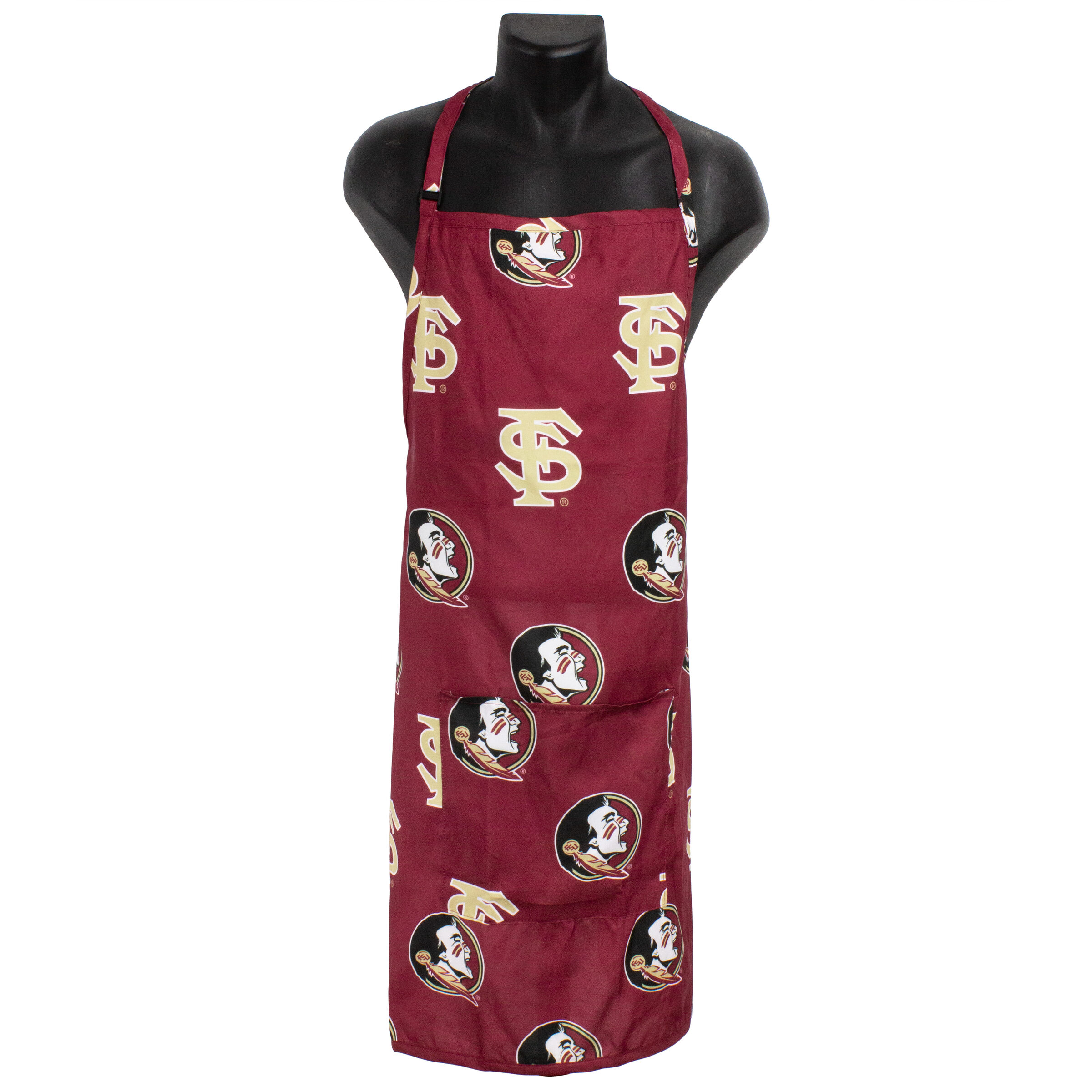 NCAA Adjustable Tailgating Grilling Apron 9" Pocket PYT Pick Your Team - Picture 26 of 104