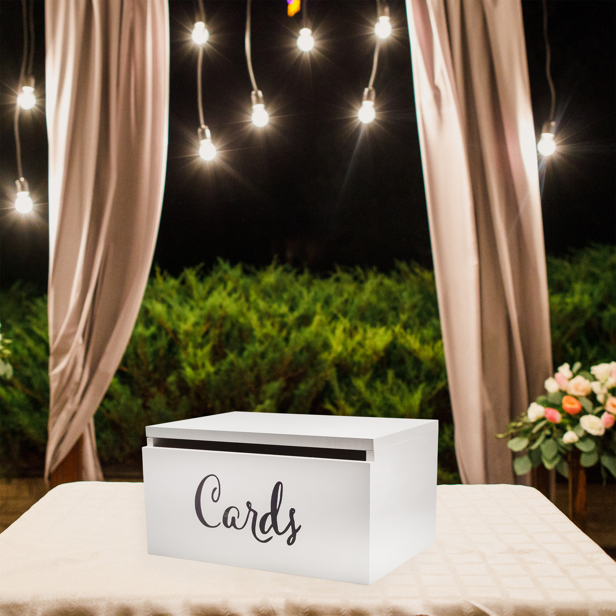 Wood Decorative Card Box Rustic Farmhouse for Wedding, Reception, Birthday - Picture 20 of 25