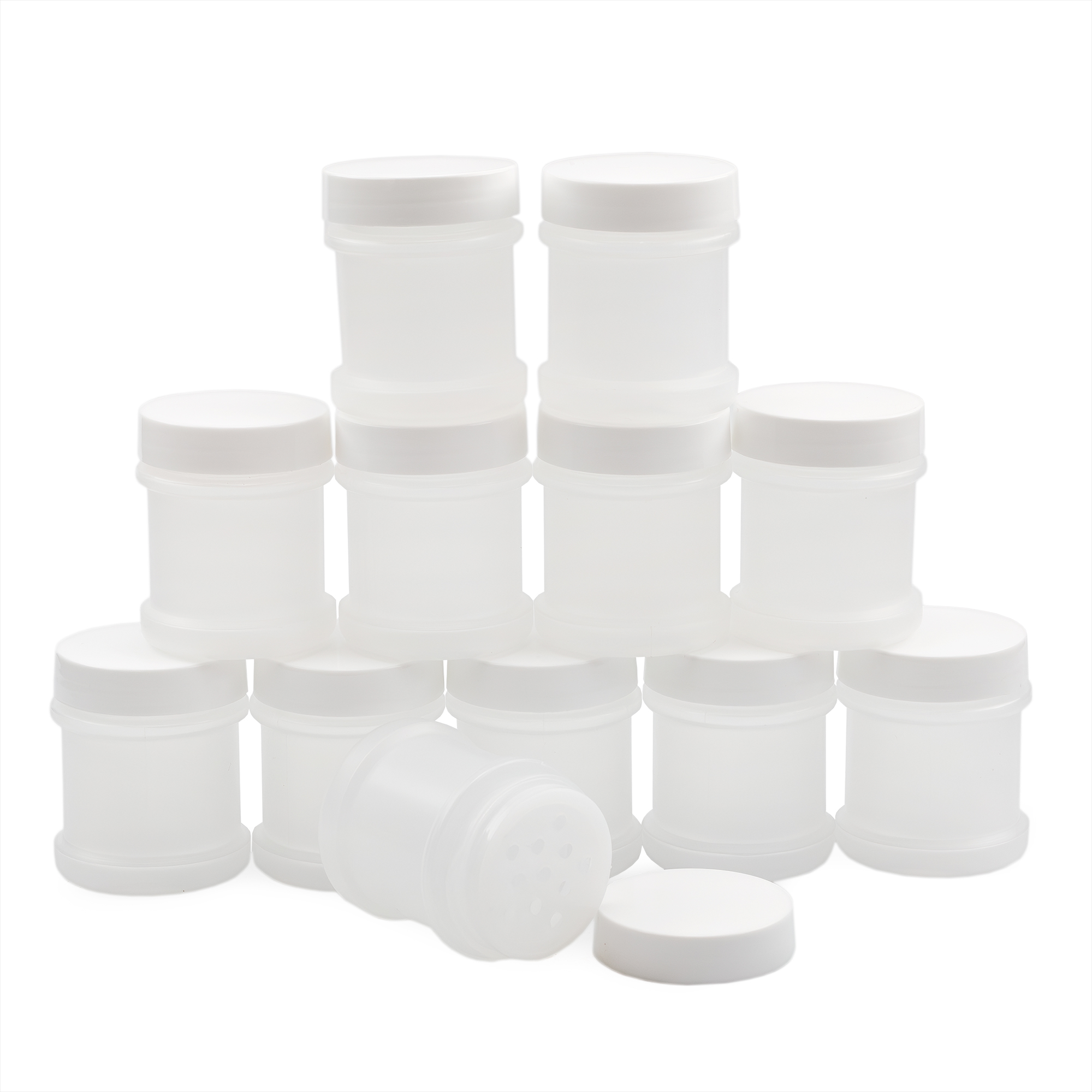 Mini Plastic Spice Jars w/ Sifters 12pk; 2 Tablespoon Capacity / 1 Fluid Oz. - Picture 29 of 37