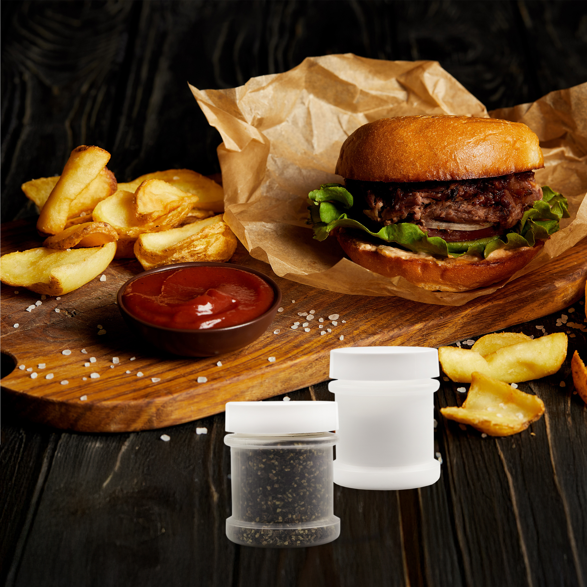Mini Plastic Spice Jars w/ Sifters 12pk; 2 Tablespoon Capacity / 1 Fluid Oz. - Picture 33 of 37
