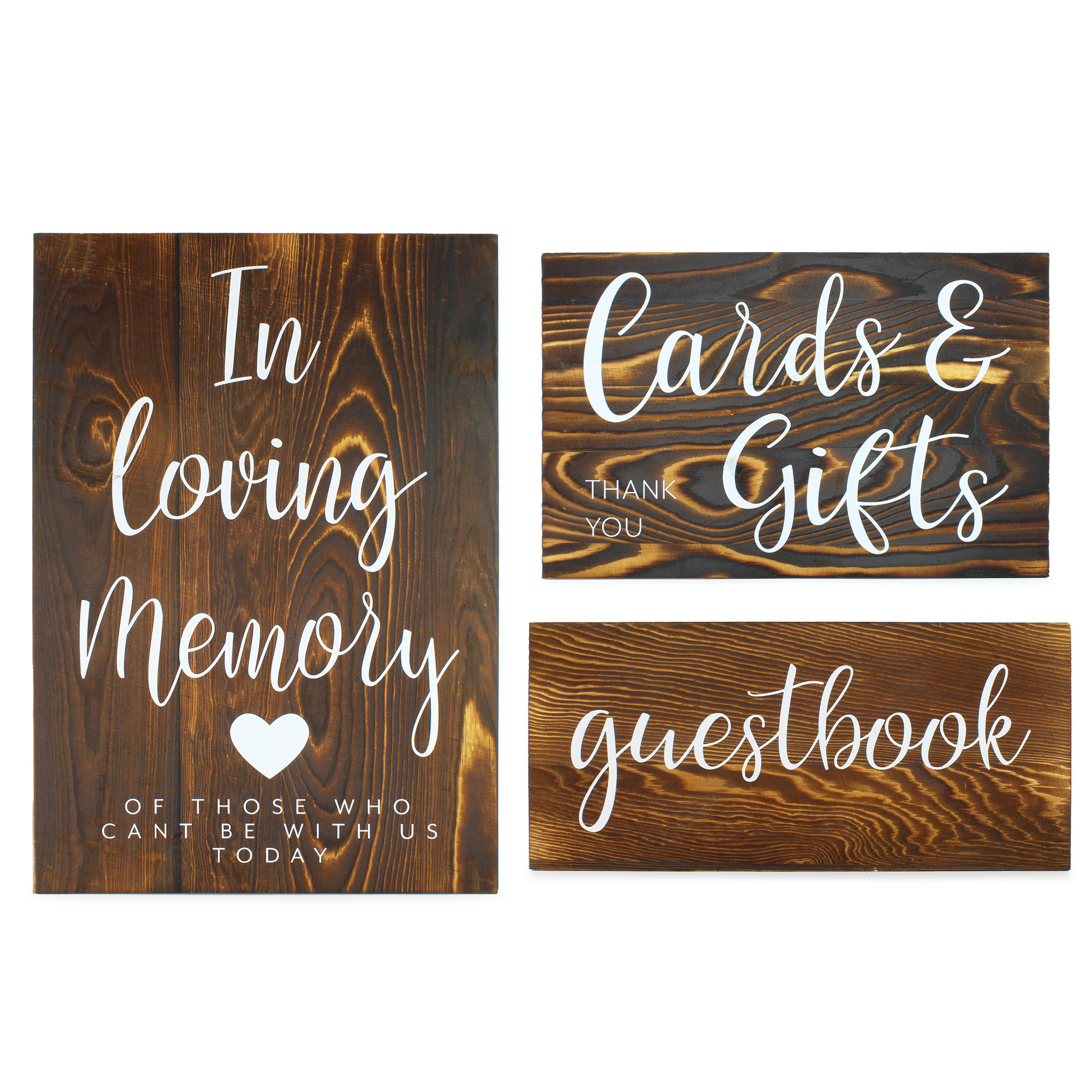 Wood Decorative Wedding Reception Signs Rustic Farmhouse Wedding/Anniversary - Picture 9 of 27