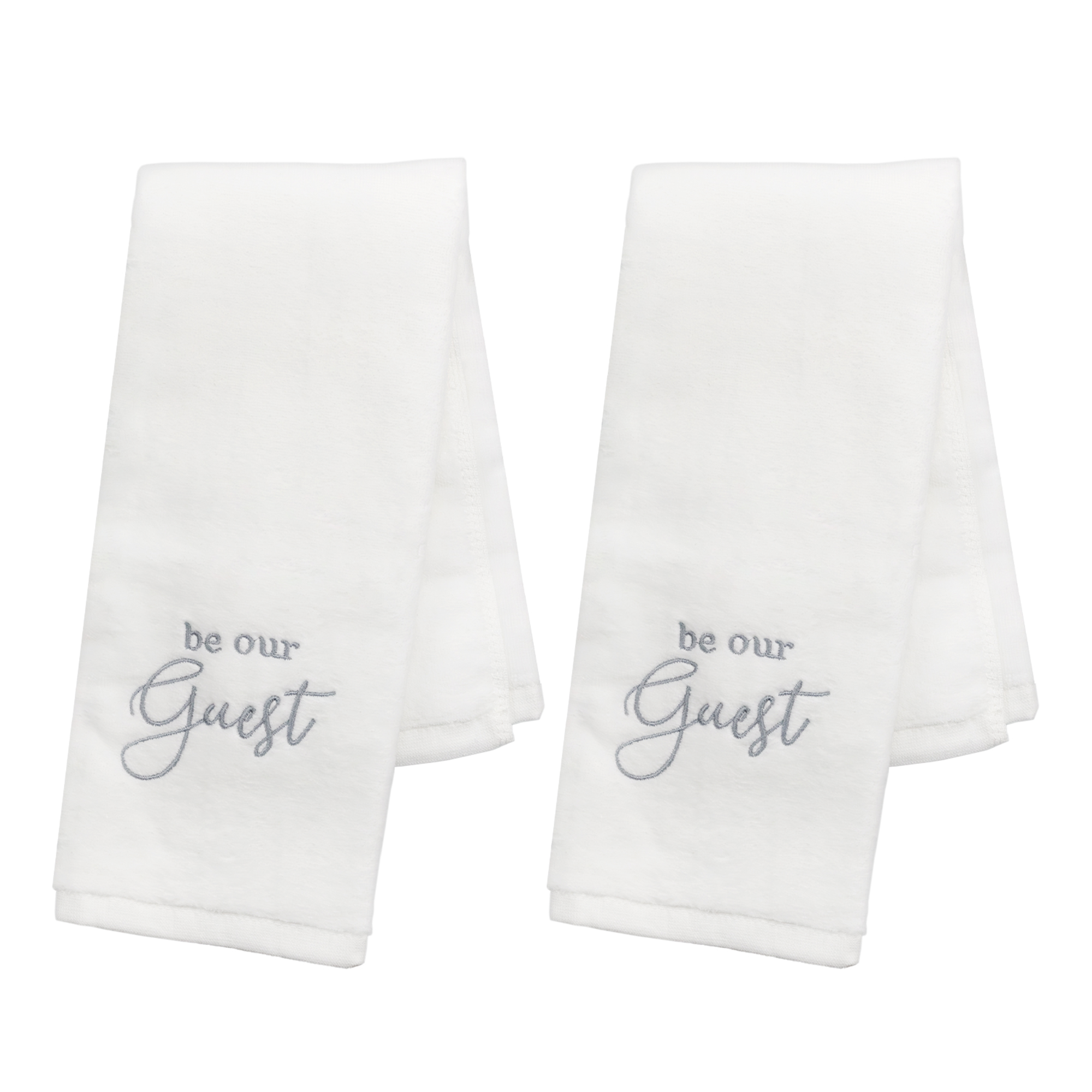 Guest Hand Towels 2pc Set Monogrammed, Farmhouse Style Script - Picture 26 of 35