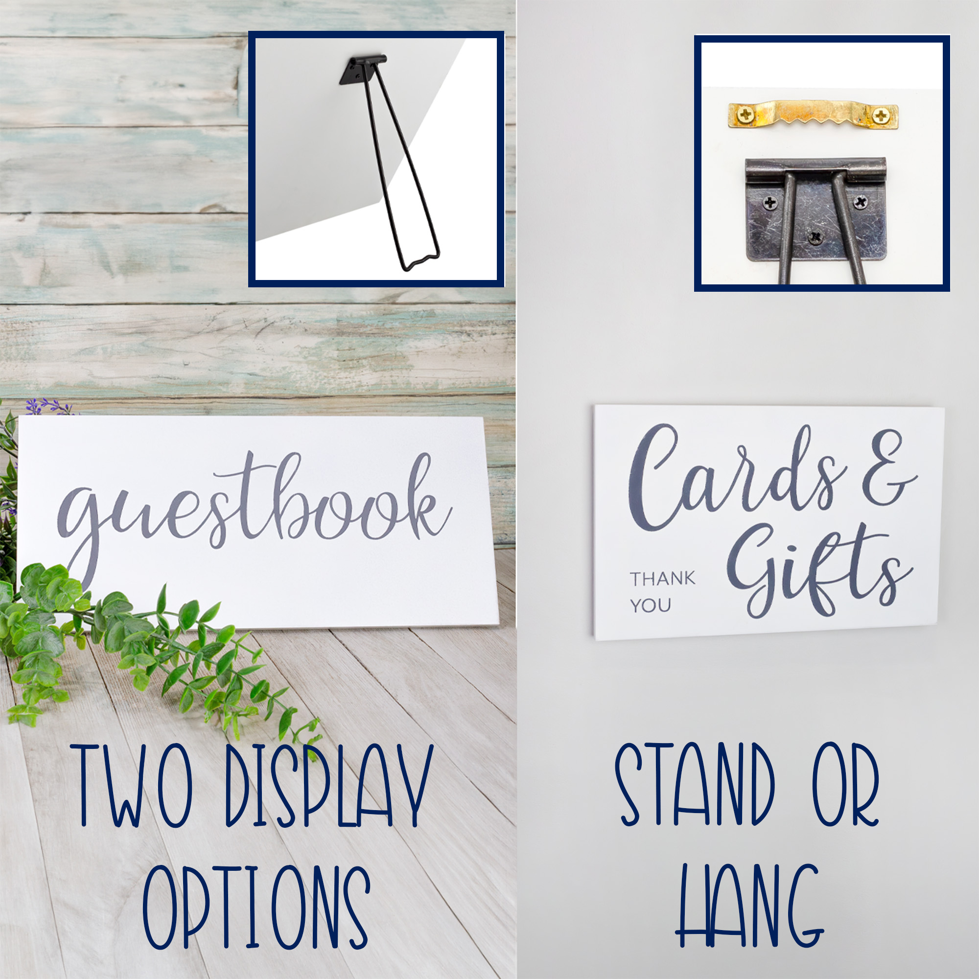 Wood Decorative Wedding Reception Signs Rustic Farmhouse Wedding/Anniversary - Picture 21 of 27