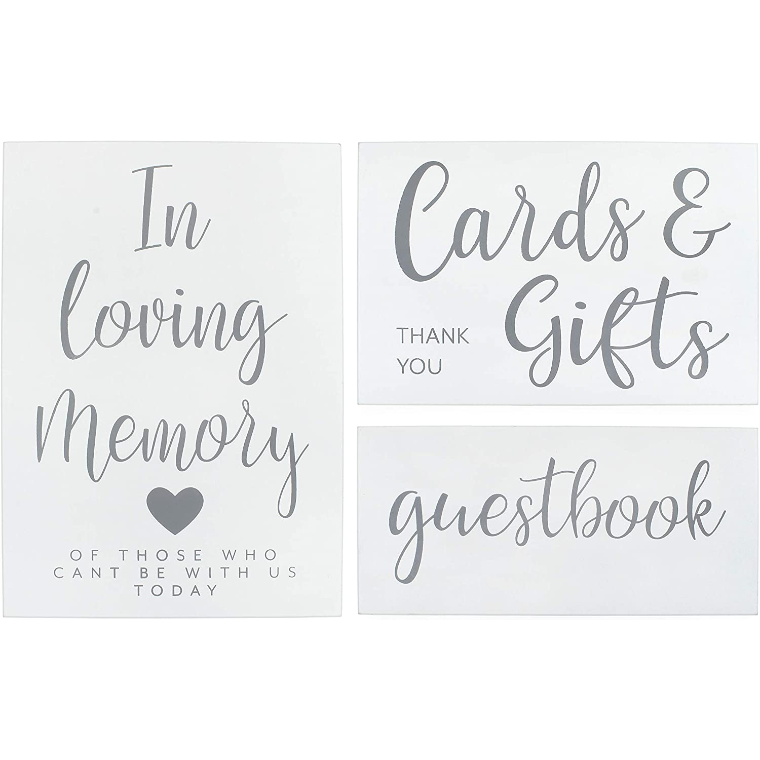 Wood Decorative Wedding Reception Signs Rustic Farmhouse Wedding/Anniversary - Picture 18 of 27