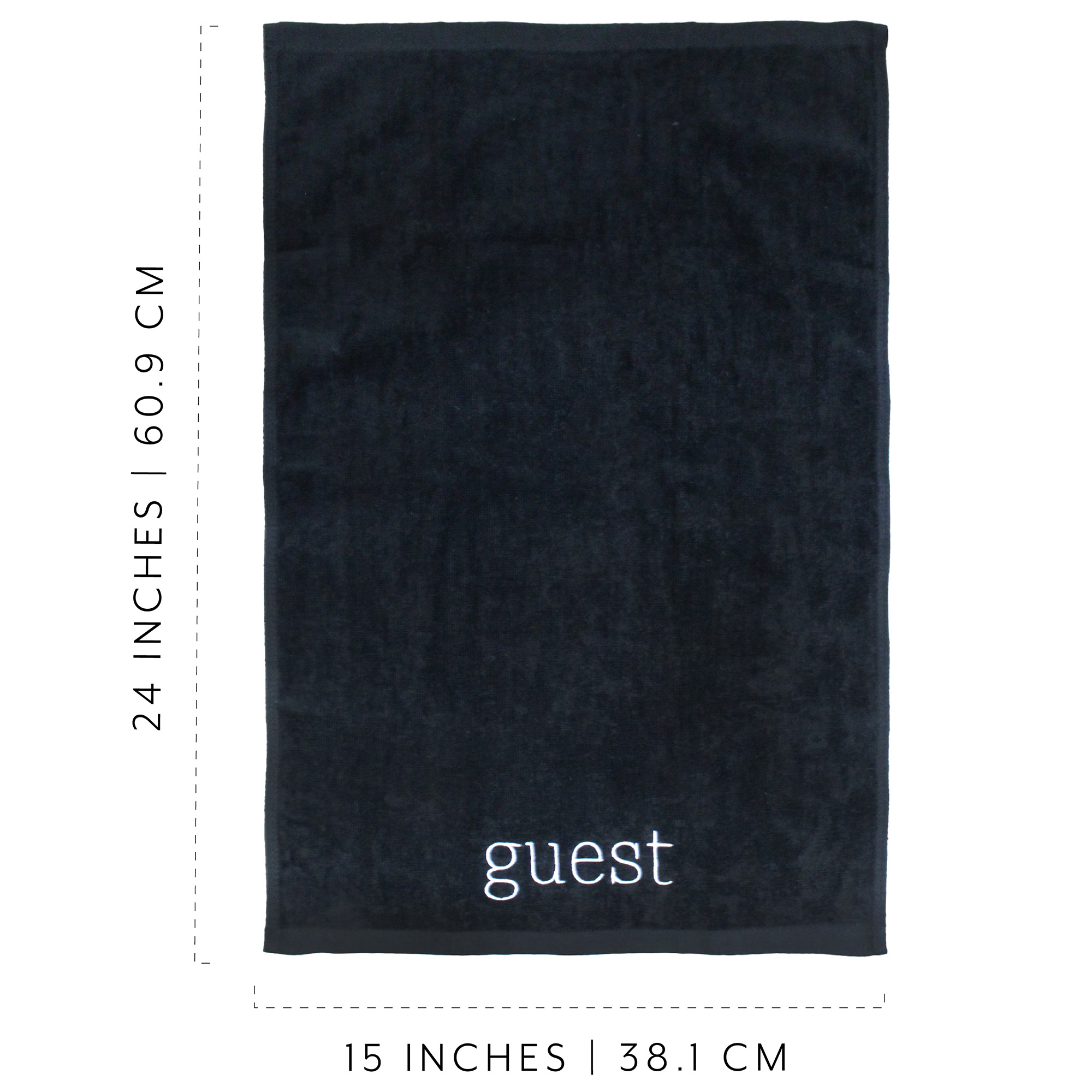 Guest Hand Towels 2pc Set Monogrammed, Farmhouse Style Script - Picture 14 of 35