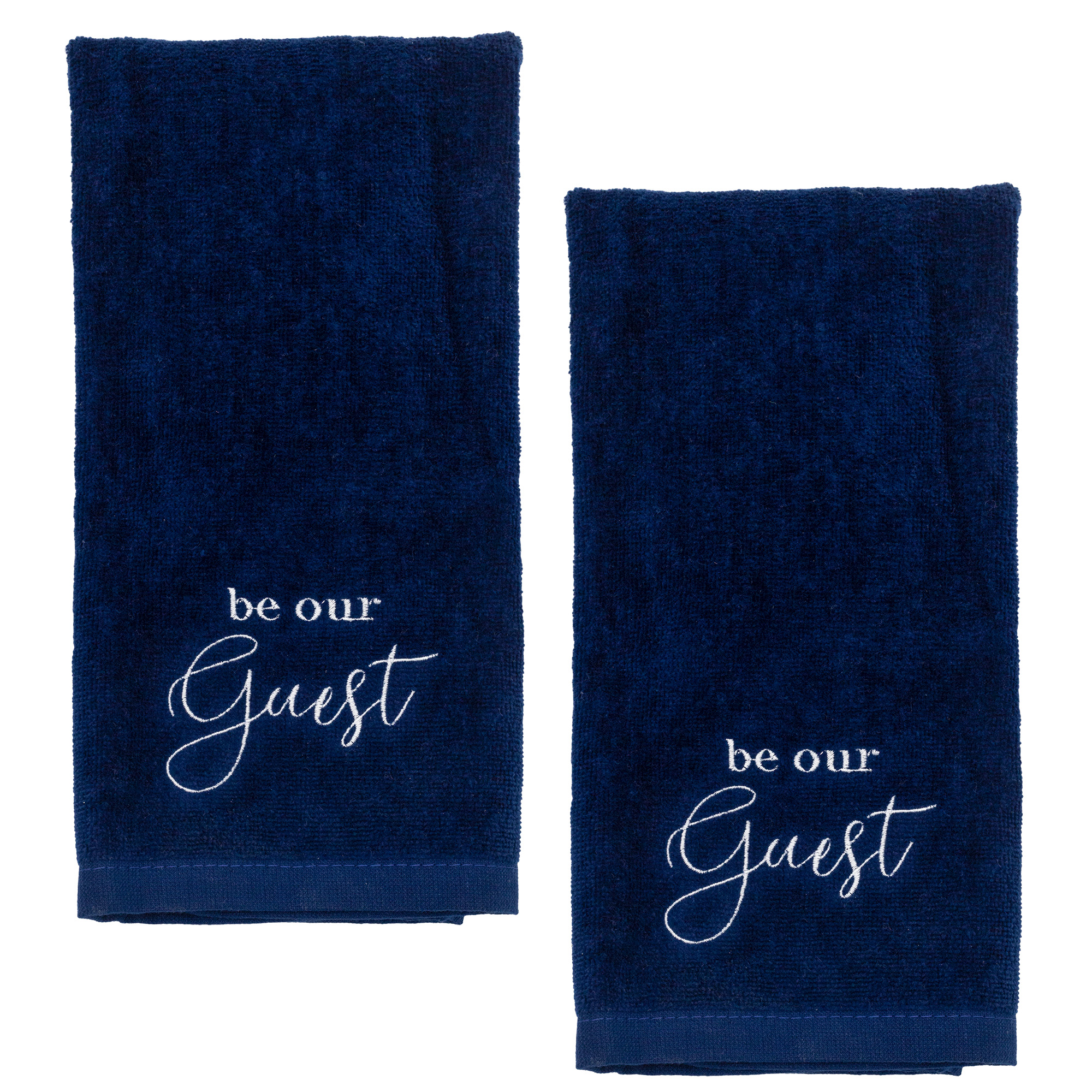 Guest Hand Towels 2pc Set Monogrammed, Farmhouse Style Script - Picture 17 of 35
