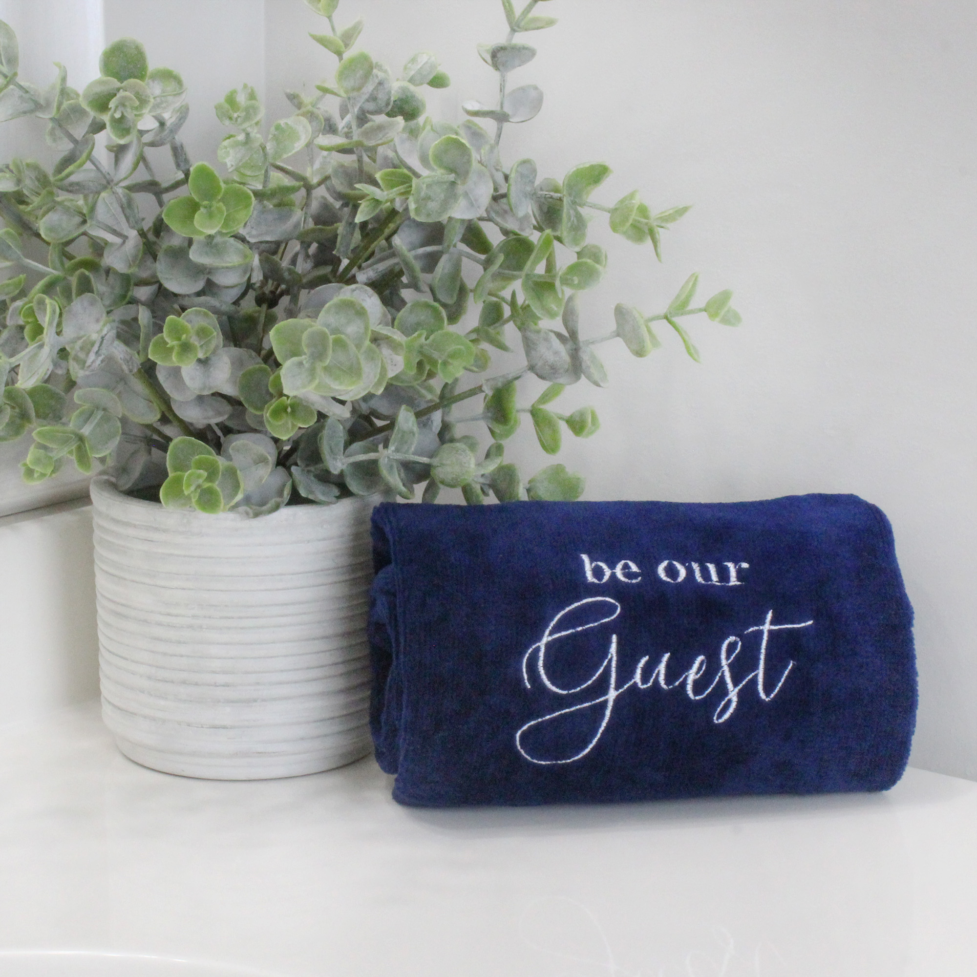 Guest Hand Towels 2pc Set Monogrammed, Farmhouse Style Script - Picture 23 of 35