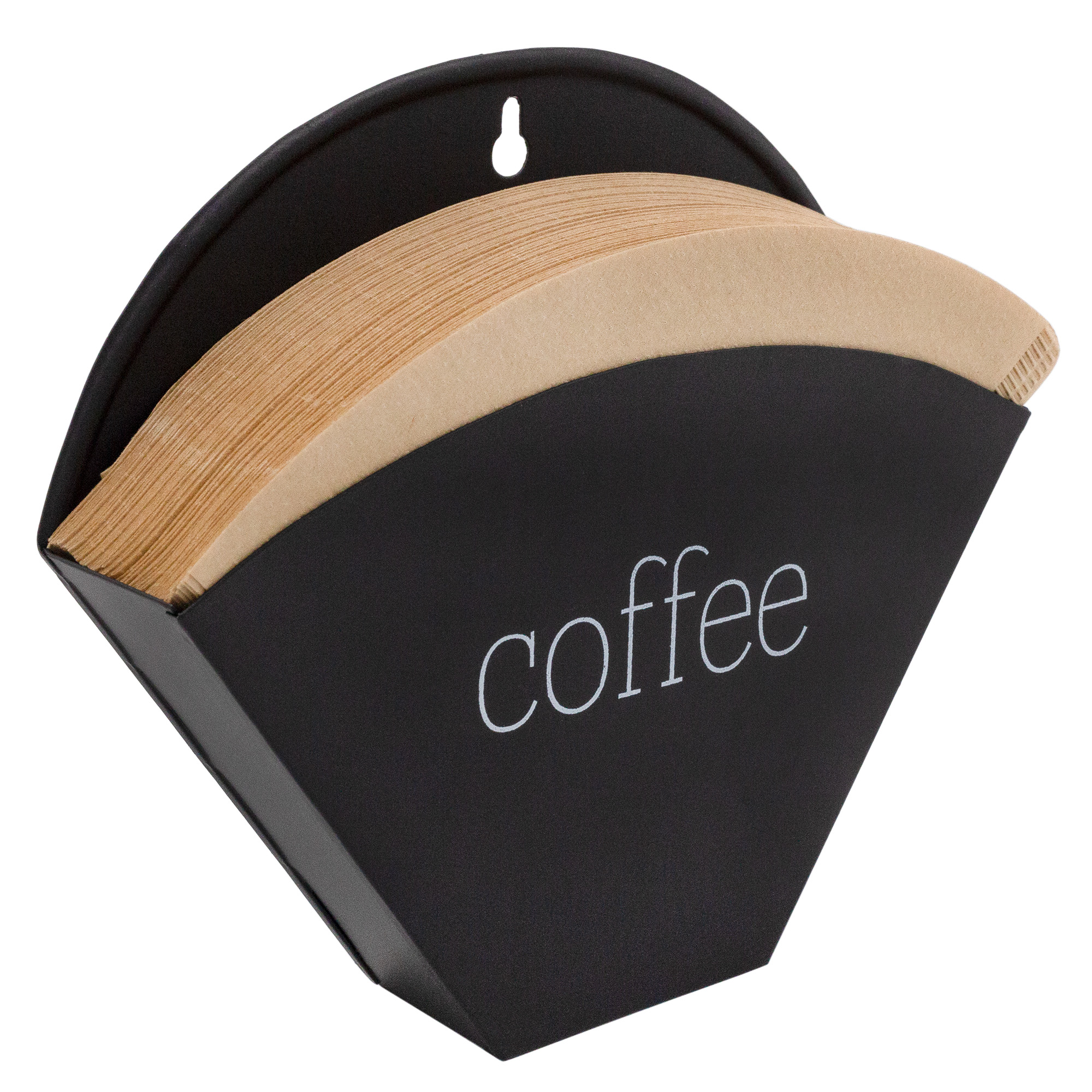 Enamelware Cone Coffee Filter Holder; Wall-Mount Modern Farmhouse - Picture 10 of 22