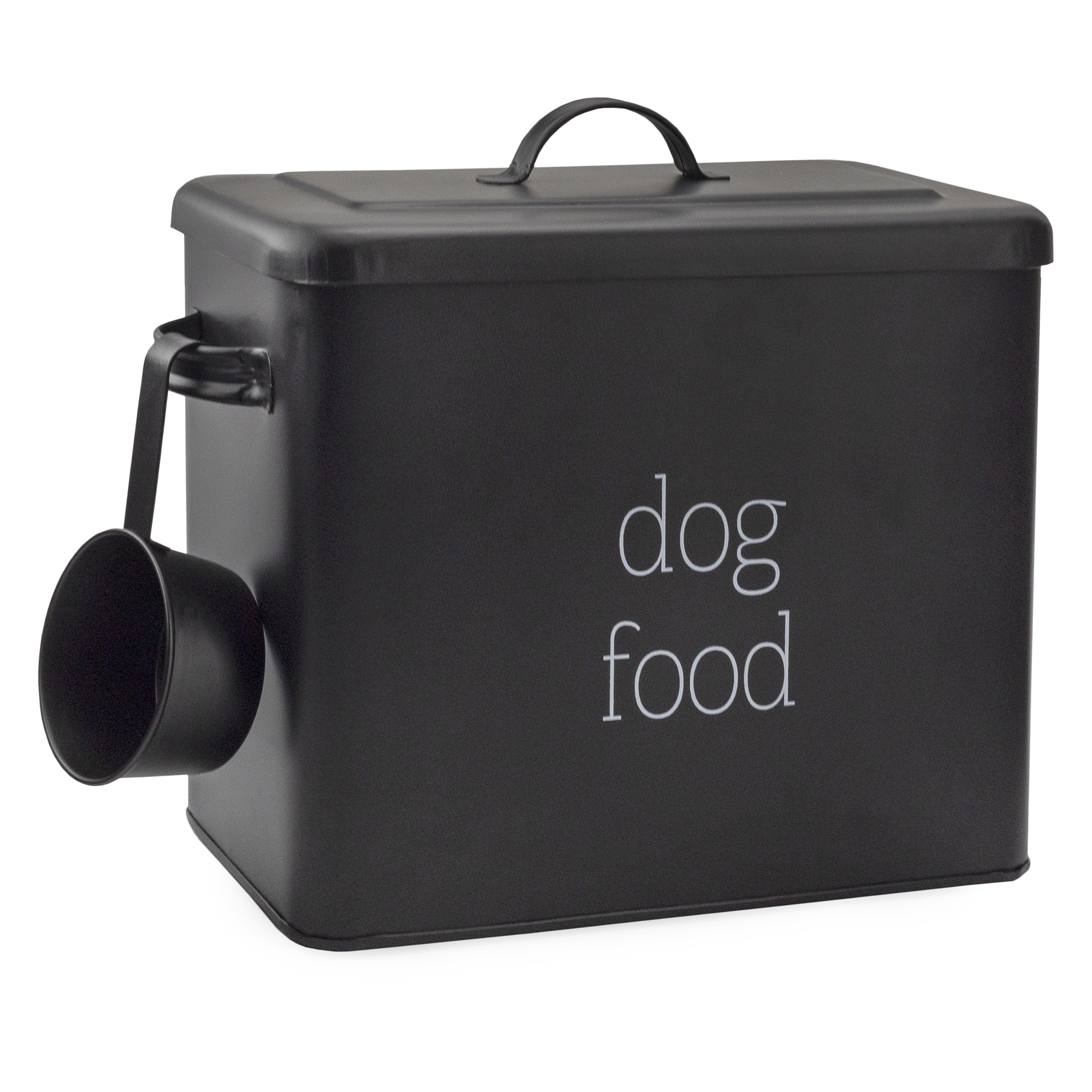 Canister; Retro Style Storage Bin For Pet Food