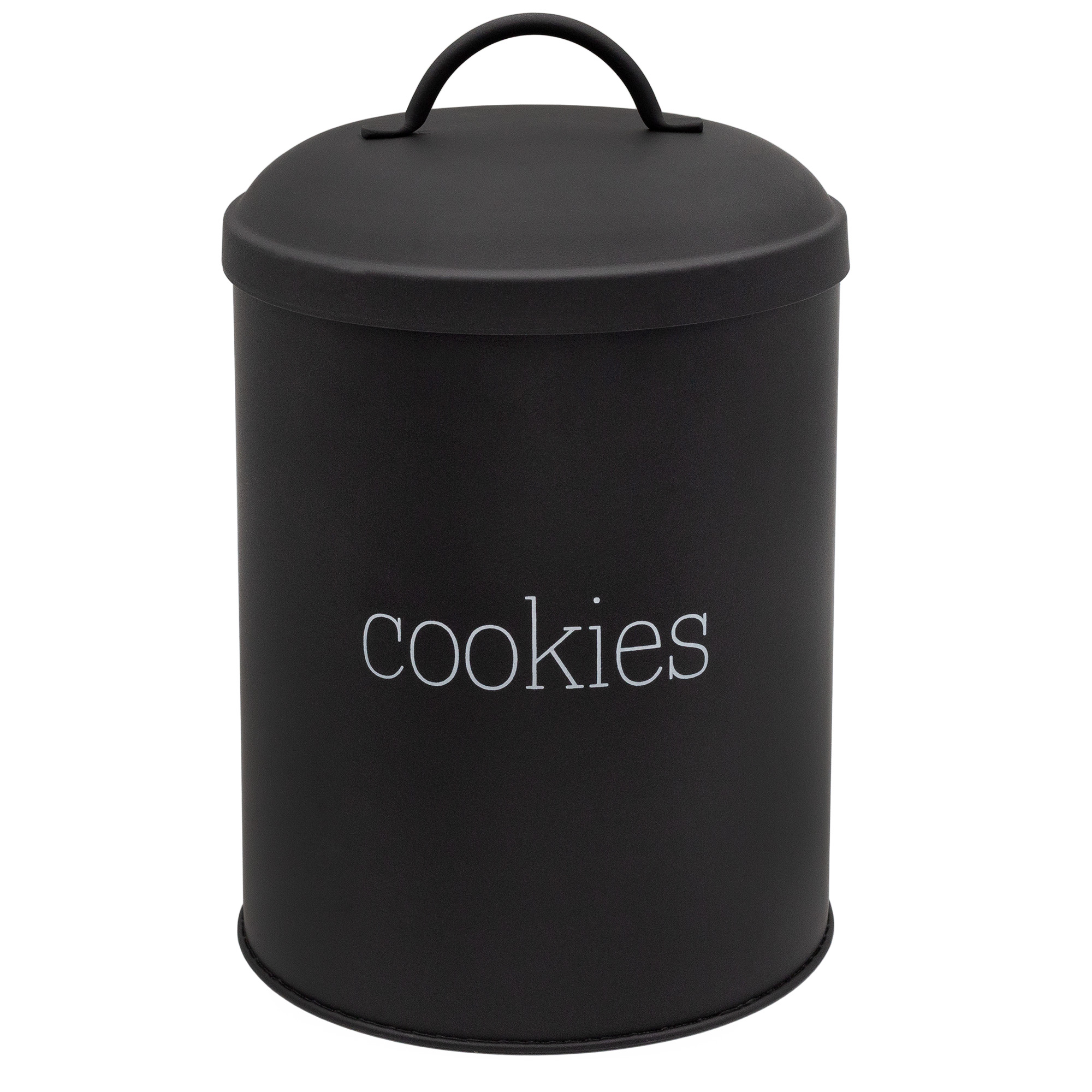 Farmhouse Enamel Cookie Jar, Rustic Large Enamelware Retro Canister - Picture 10 of 21