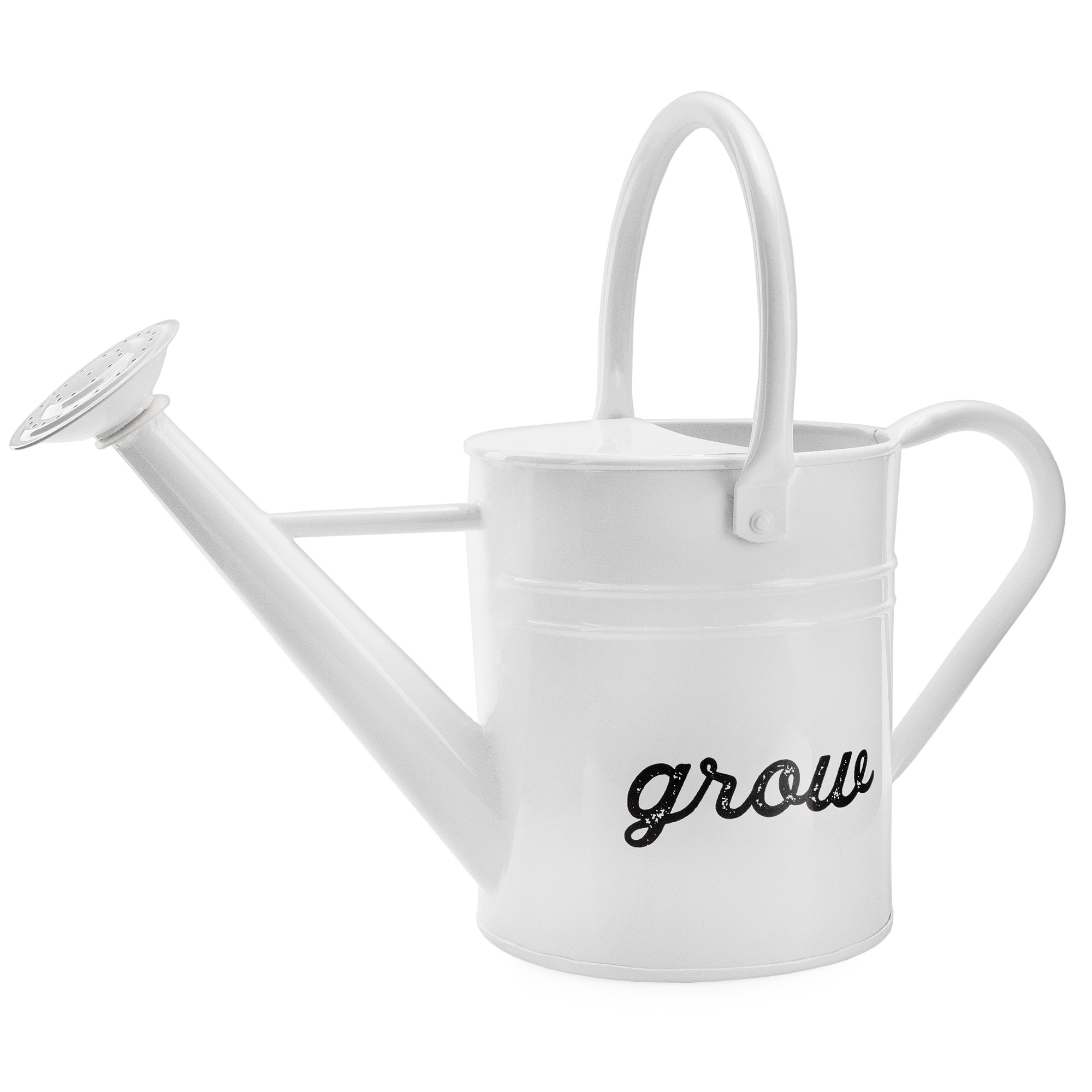 Farmhouse Enamelware Watering Can; Rustic Metal Pitcher Gardening/ Decor Vase - Picture 15 of 20